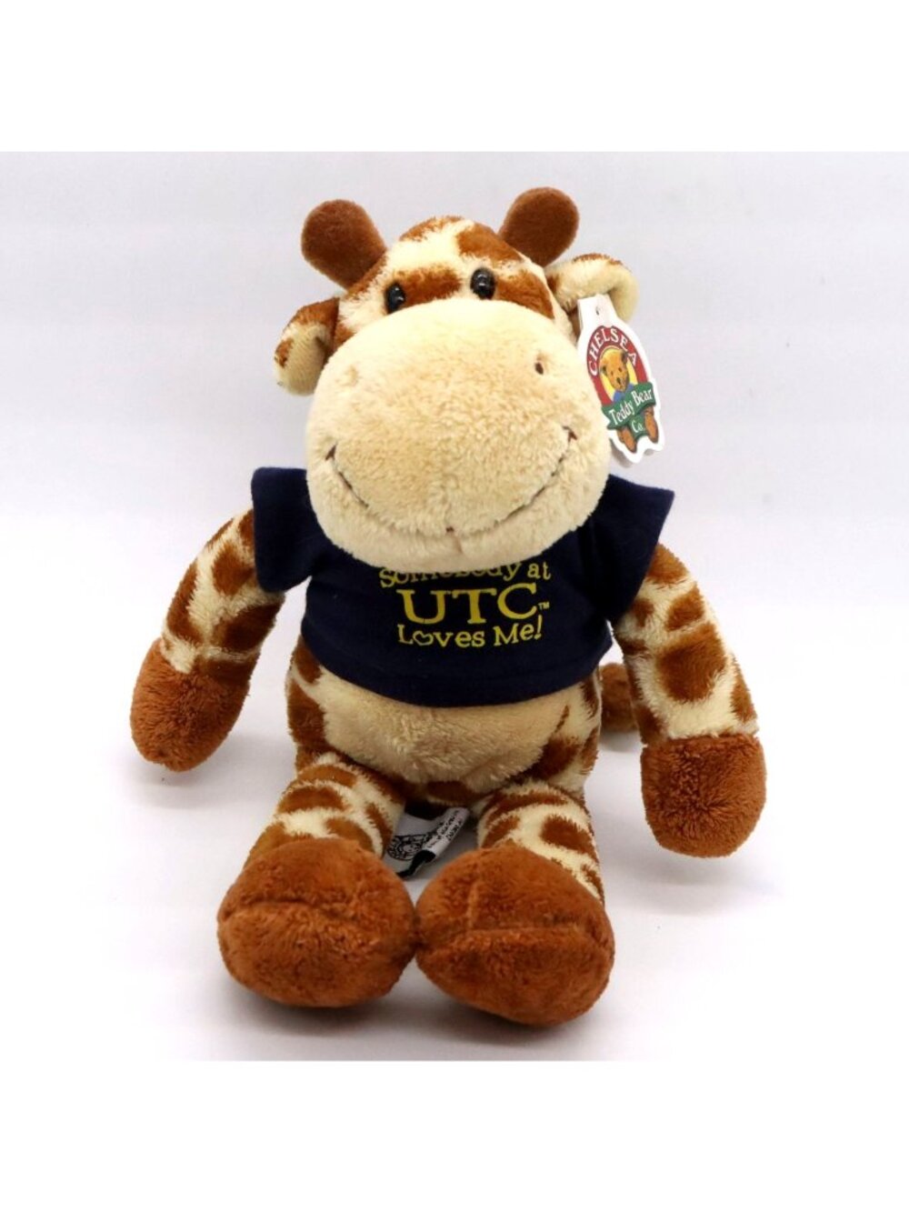UTC Chattanooga 11" Giraffe Plush Chelsea Teddy Bear Co. Officially Licensed